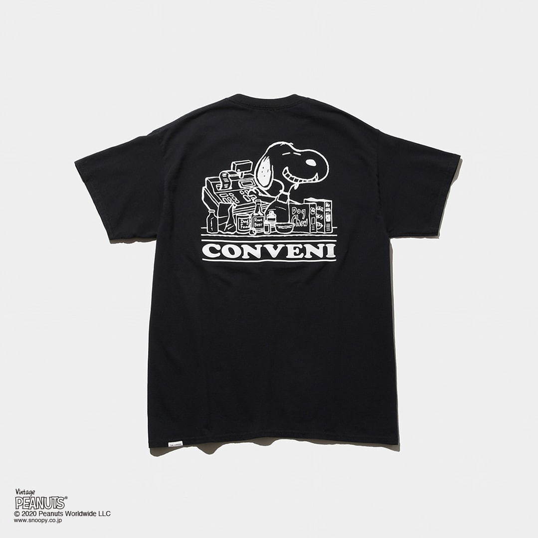 THE CONVENI fragment × PEANUTS Tシャツ