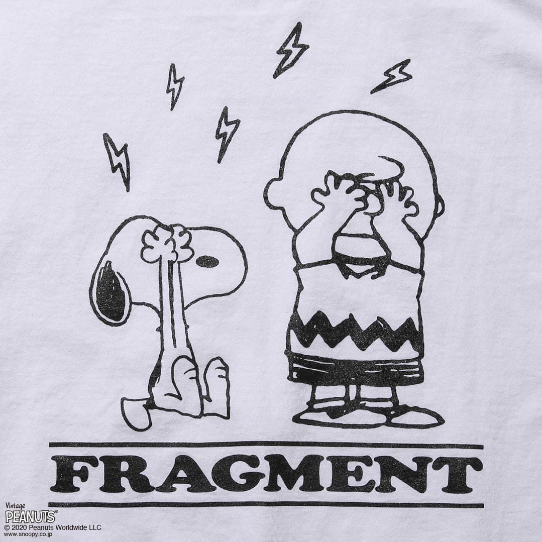 【黒 半袖 XLサイズ】FRAGMENT PEANUTS TEE