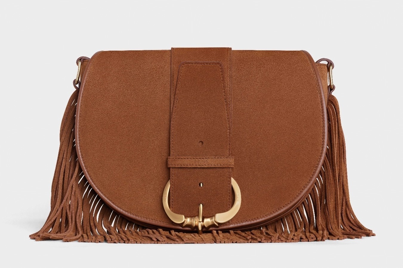 セリーヌの新作バッグ「カマラ」オーバーサイズのベルトを配したフラップ、札幌大丸の新店で先行販売