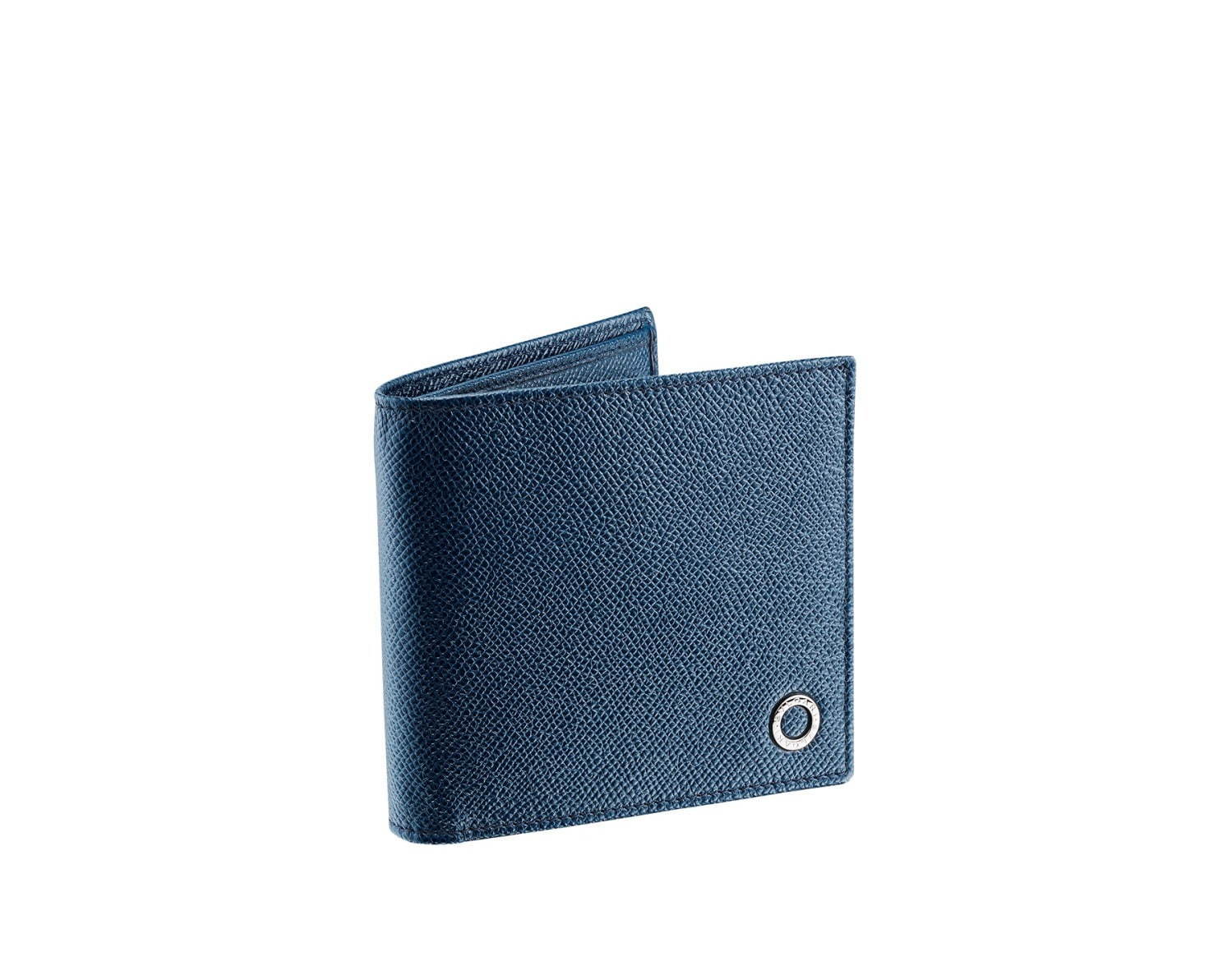 日本向け正規品 BVLGARI ブルガリ財布 二つ折りブルー 長財布 長財布