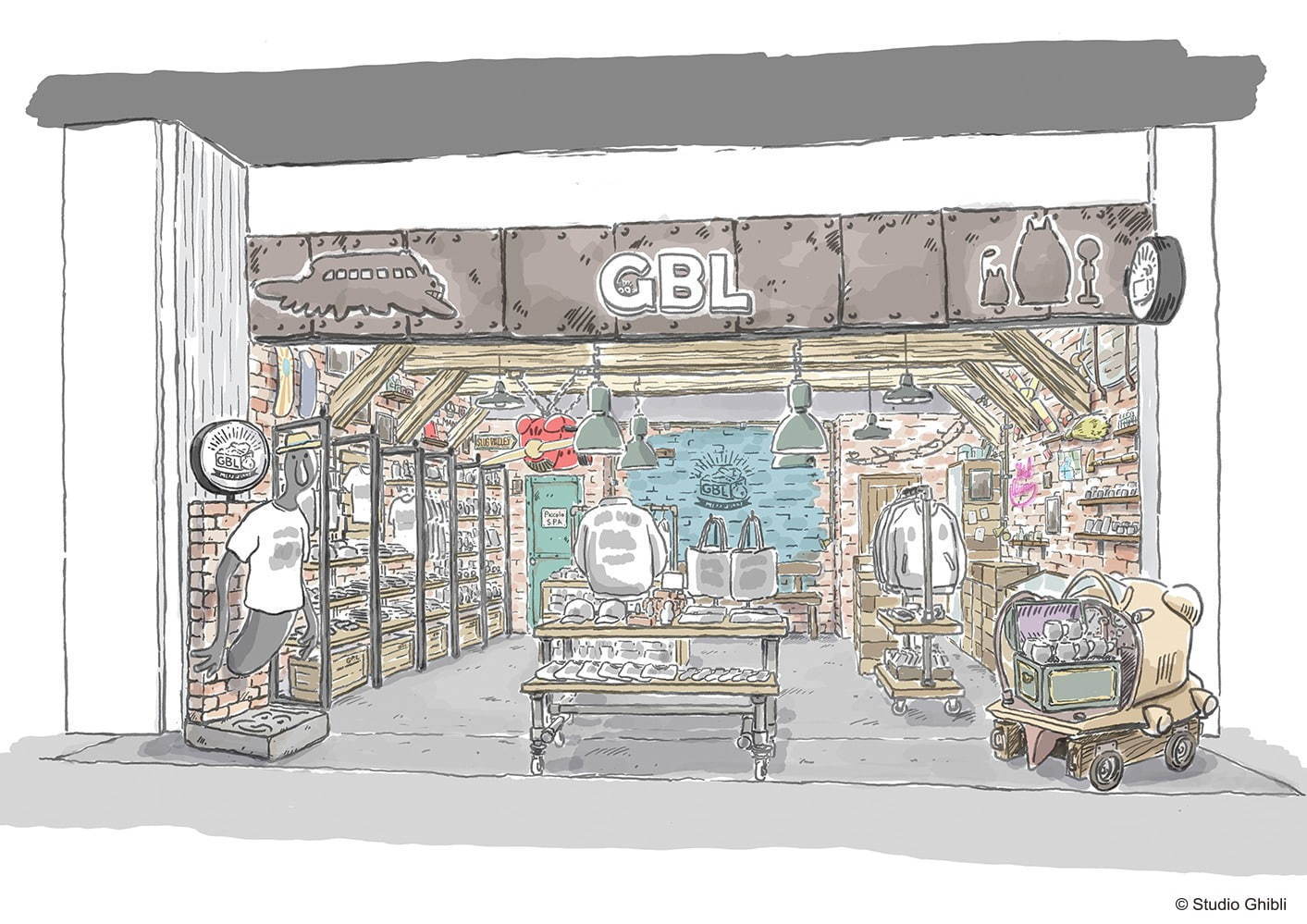 大人のスタジオジブリファン向けアメカジブランド「GBL」初の常設店、渋谷のミヤシタパークにオープン｜写真1