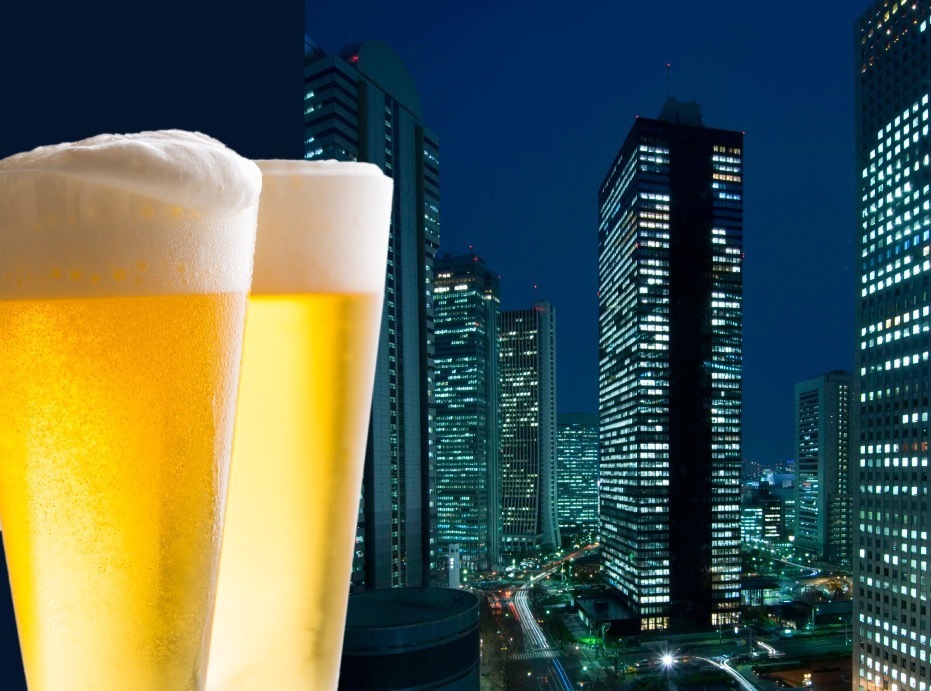 ヒルトン東京「天空のビアガーデン」ルーフトップテラスでビールを堪能、ラウンジシートも用意｜写真1