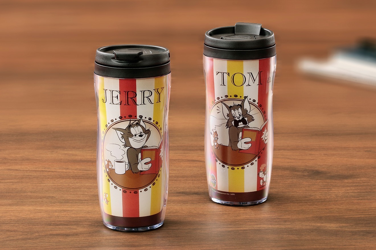 TULLY&#39;S COFFEE - Tully&#39;s Starbucks マスコット トムとジェリー set* TULLY'S COFFEE - Tully's Coffee トムとジェリー マスコット