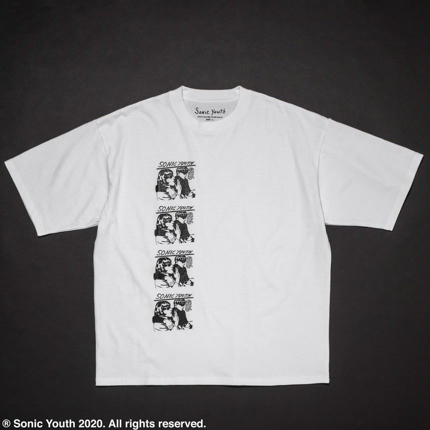 ソニック・ユース×モンキータイムのTシャツ、バンドの代表的なアートワークを連続で配置｜写真4