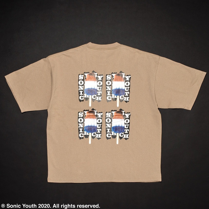 ソニック・ユース×モンキータイムのTシャツ、バンドの代表的なアートワークを連続で配置｜写真3