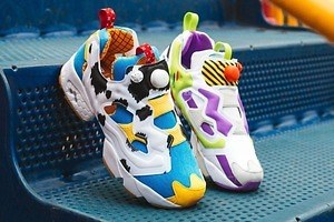 “ウッディ＆バズ”モチーフの左右非対称スニーカー「インスタポンプ フューリー」ベイト限定で