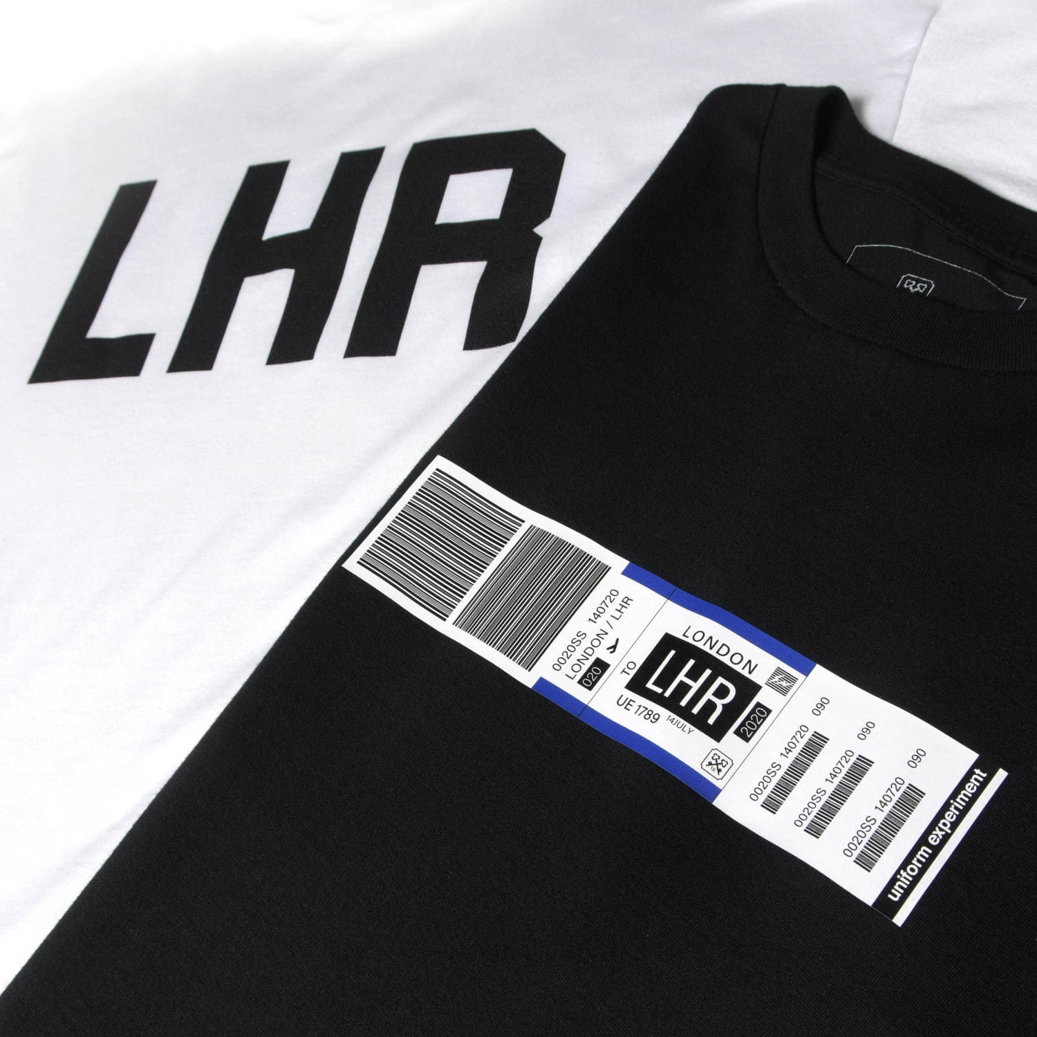フラグメント デザインによるユニフォーム エクスペリメント“空港”Tシャツ、羽田のエアラインタグ｜写真17