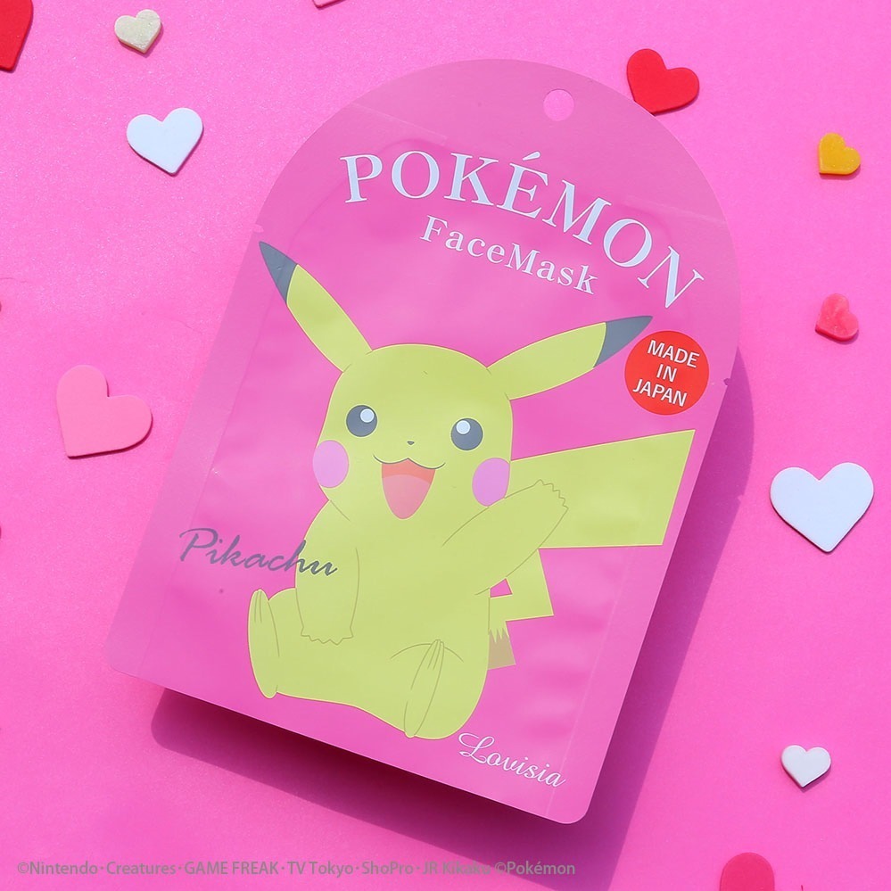 ポケモンのピカチュウ イーブイがフェイスマスクに 保湿力アップ 爽やかシャボンの香り ファッションプレス ポケモンのピカチュウ イーブイがフェイスマスクに 保湿力アップ 爽やかシャボンの香り ファッションプレス