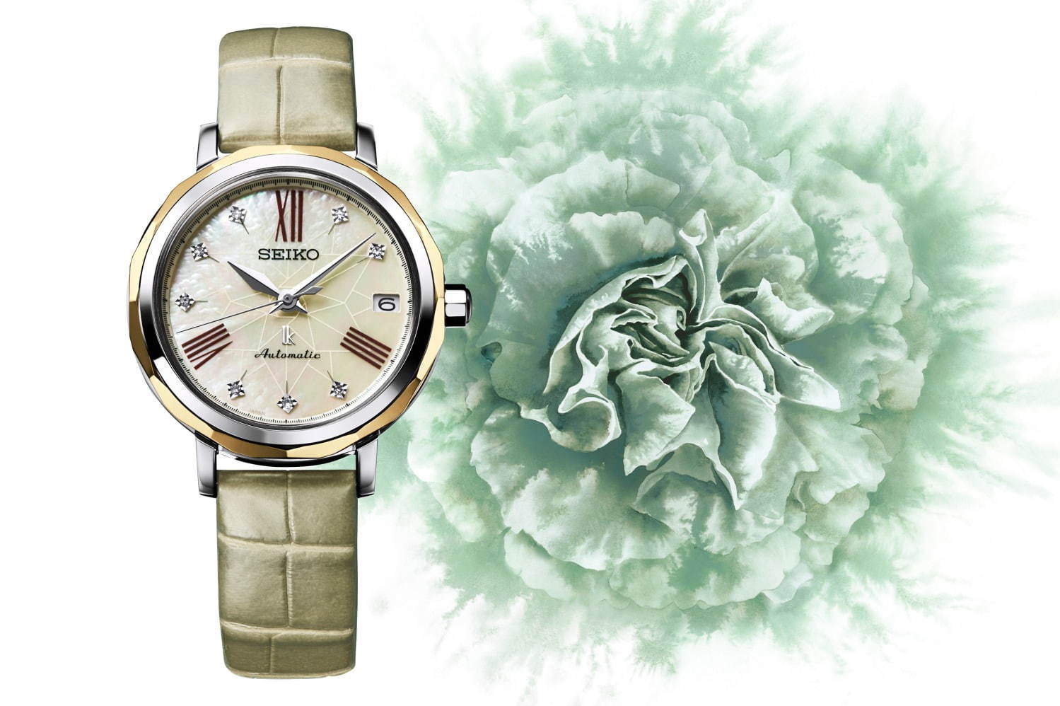 セイコー ルキア“日本の伝統色”の腕時計、銀座から着想して“月の出の空やおしろいの色彩”を表現｜写真6