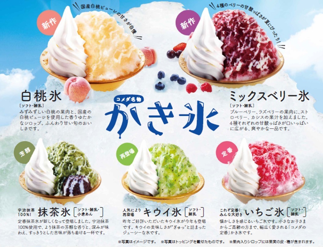コメダ珈琲店(Komeda's coffee) コメダ名物かき氷｜写真7