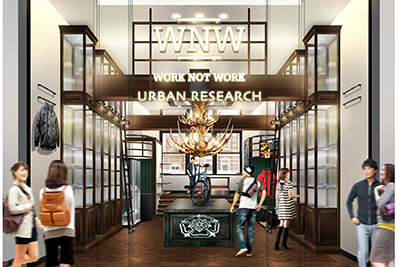 ロンドン発ファッションブランド「ワークノットワーク」の旗艦店がKITTE丸の内にオープン