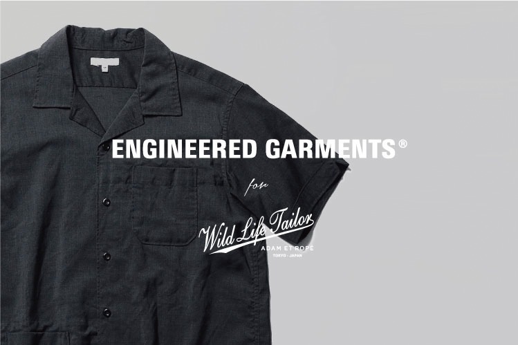 エンジニアド ガーメンツ“トロピカルウール”を使用した半袖シャツ、ワイルド ライフ テーラーとコラボ｜写真1