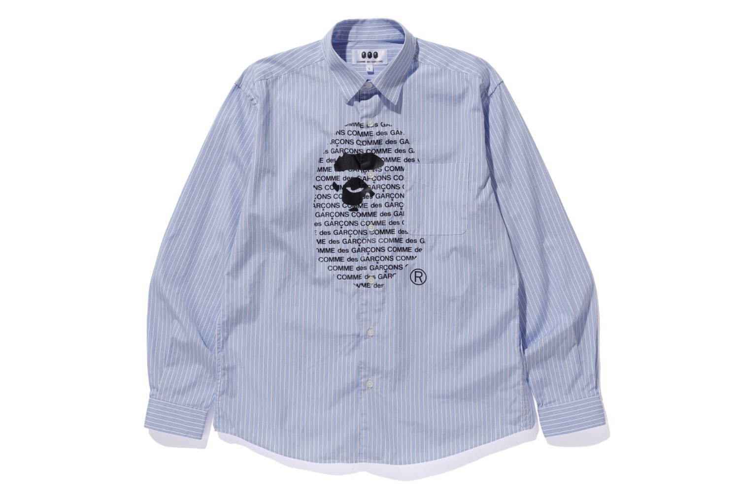 COMME des GARCONS X BAPE プリントシャツ shirt