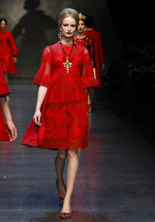 ドルチェ＆ガッバーナ(DOLCE&GABBANA) 2013-14年秋冬ウィメンズコレクション  - 写真57