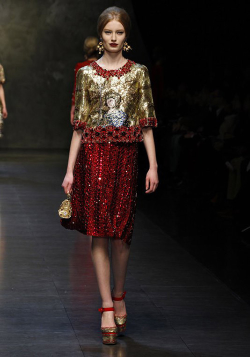 ドルチェ＆ガッバーナ(DOLCE&GABBANA) 2013-14年秋冬ウィメンズコレクション  - 写真67