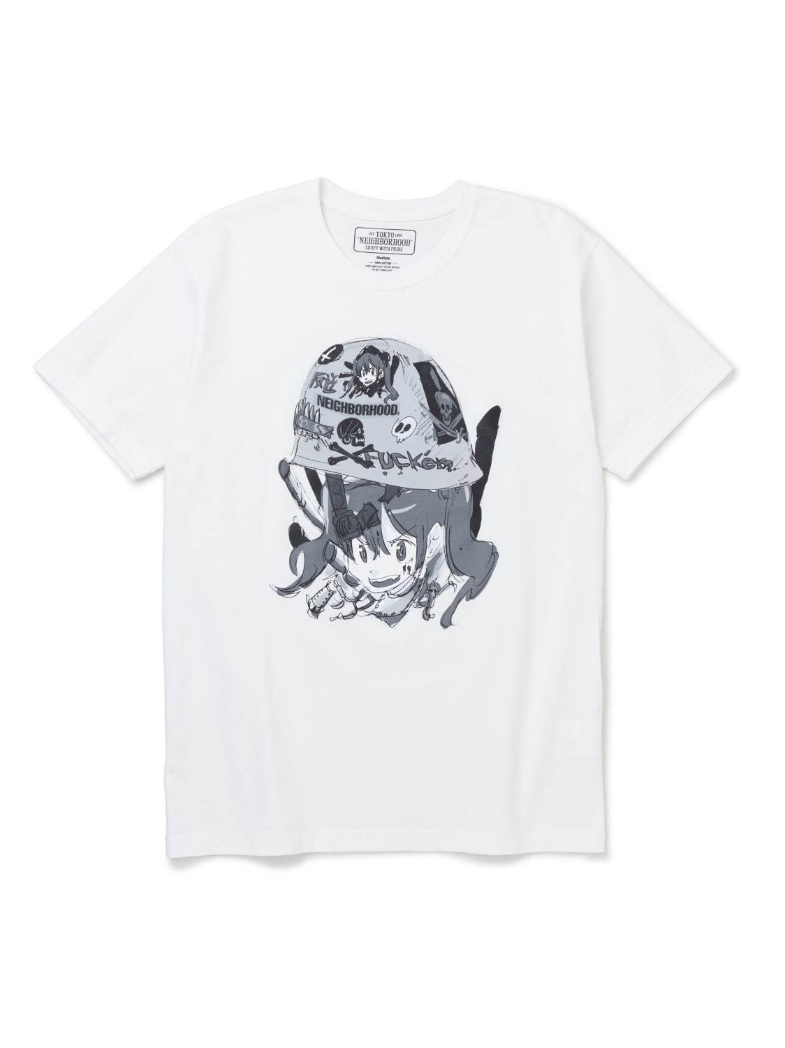 ネイバーフッド×JUN INAGAWA、“オタク漫画アート”を配したTシャツやステッカー｜写真4