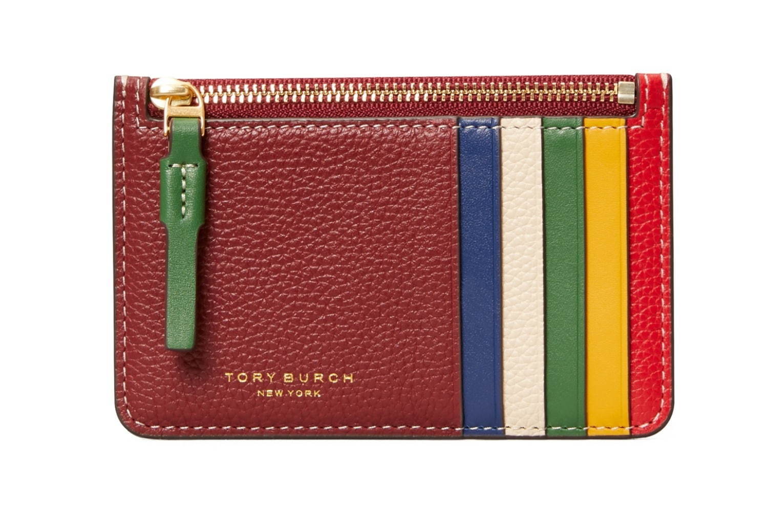 PERRY COLOR-BLOCK TOP ZIP CARD CASE 14,000円＋税