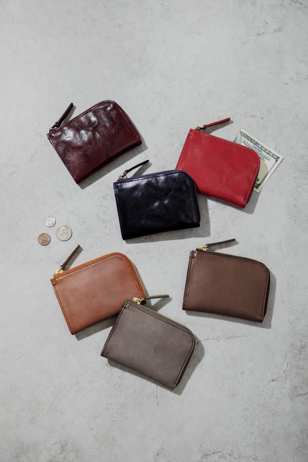 土屋鞄製造所の夏限定革小物、経年変化を楽しむ“ツヤ／マット”レザーの財布やキーケース｜写真5