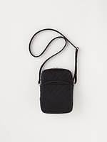 【AMBUSH】ロゴ プレート スモール クロスボディ バッグ AMBUSH ロゴプレート ショルダーバッグ | ブラック | FARFETCH JP