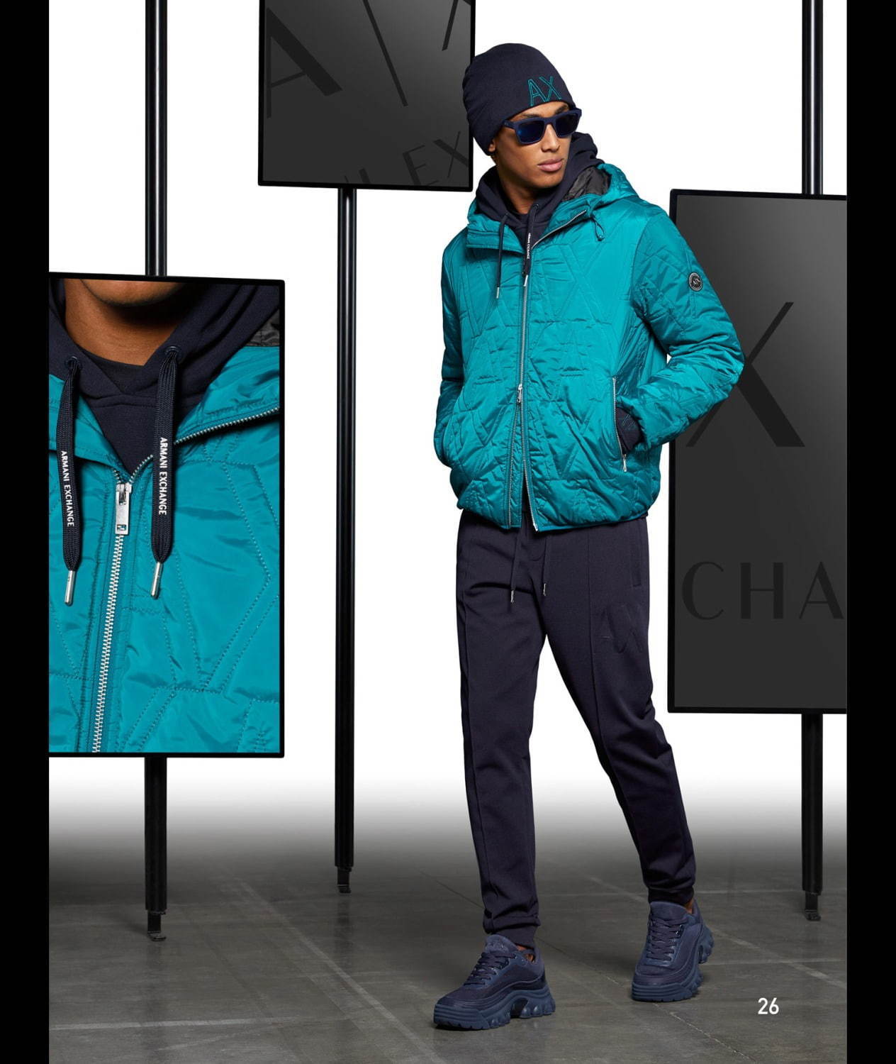 A|X アルマーニ エクスチェンジ 2020-21年秋冬｜ フーディー