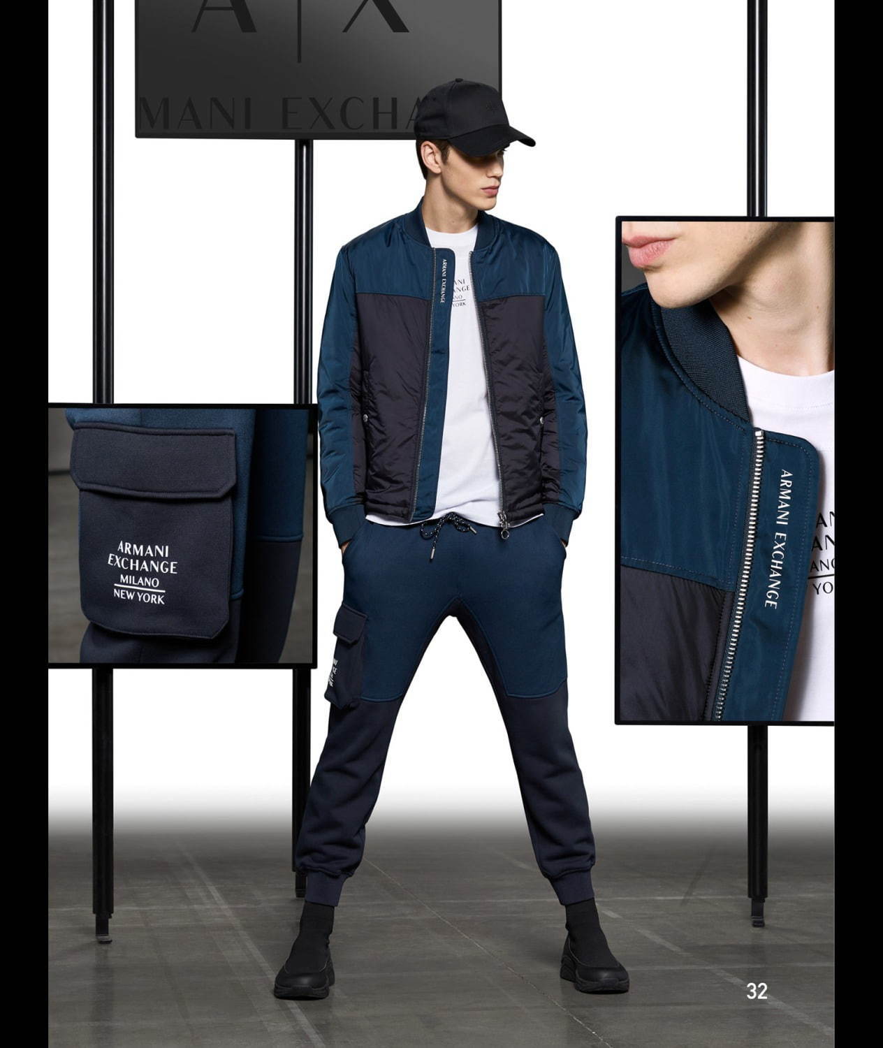 A|X アルマーニ エクスチェンジ 2020-21年秋冬｜ ボンバージャケット