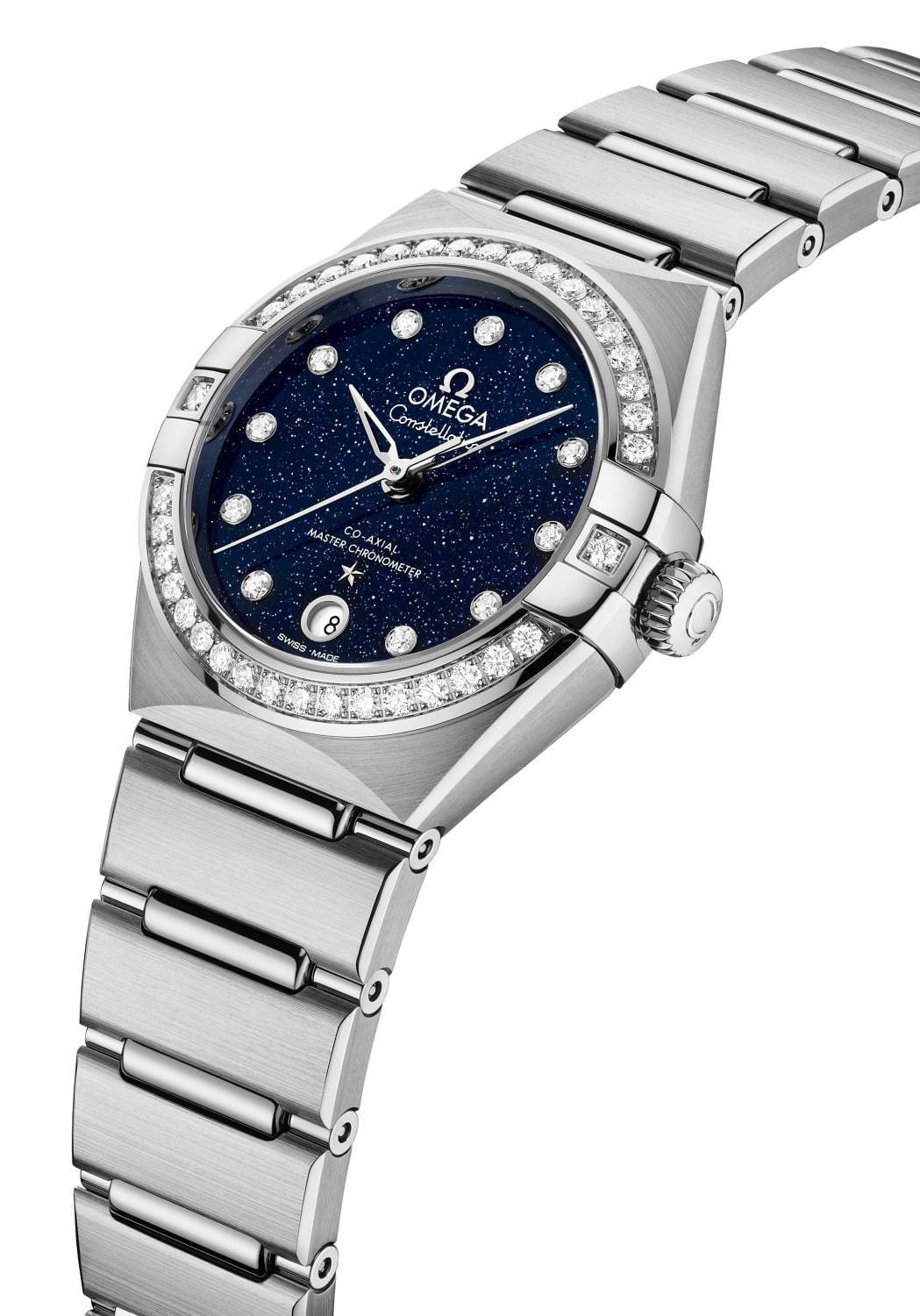 Omega Constellation レディース腕時計フェースは白蝶貝です