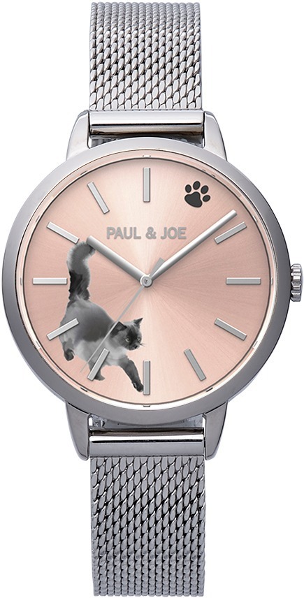 ねこ腕時計ポール\u0026ジョー 猫 腕時計 シルバー - 腕時計(アナログ)