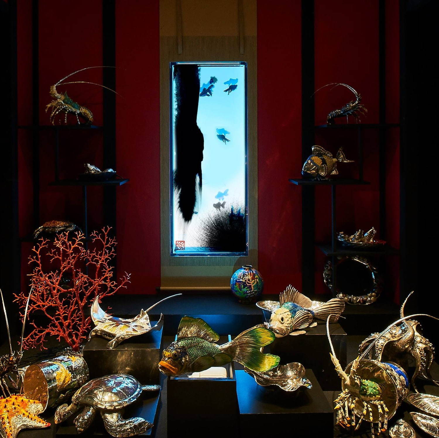 「アートアクアリウム美術館」東京・日本橋に誕生、過去最大30,000匹超の金魚が泳ぐアート空間｜写真80