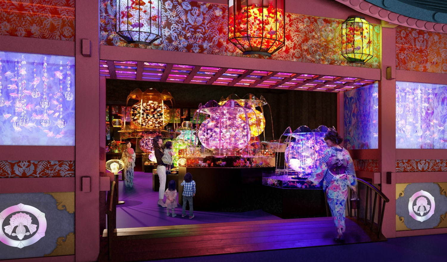 「アートアクアリウム美術館」東京・日本橋に誕生、過去最大30,000匹超の金魚が泳ぐアート空間｜写真75