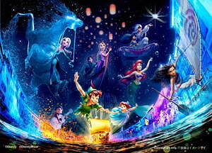 東京ディズニーシーの新ナイトショー「ビリーヴ！～シー・オブ・ドリームス～」アリエルやアラジン登場｜写真1
