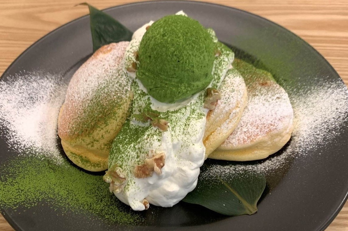 エッグスンシングス京都四条店限定 宇治抹茶パンケーキ 濃厚抹茶カスタードクリーム 白玉 アイス最中 ファッションプレス エッグスンシングス京都四条店限定 宇治抹茶パンケーキ 濃厚抹茶カスタードクリーム 白玉 アイス最中 ファッションプレス