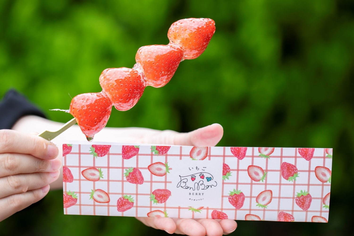 伊豆のいちご専門店「いちごBonBonBERRY」“全長45cm”の苺大福串など、新作スイーツ発売｜写真14