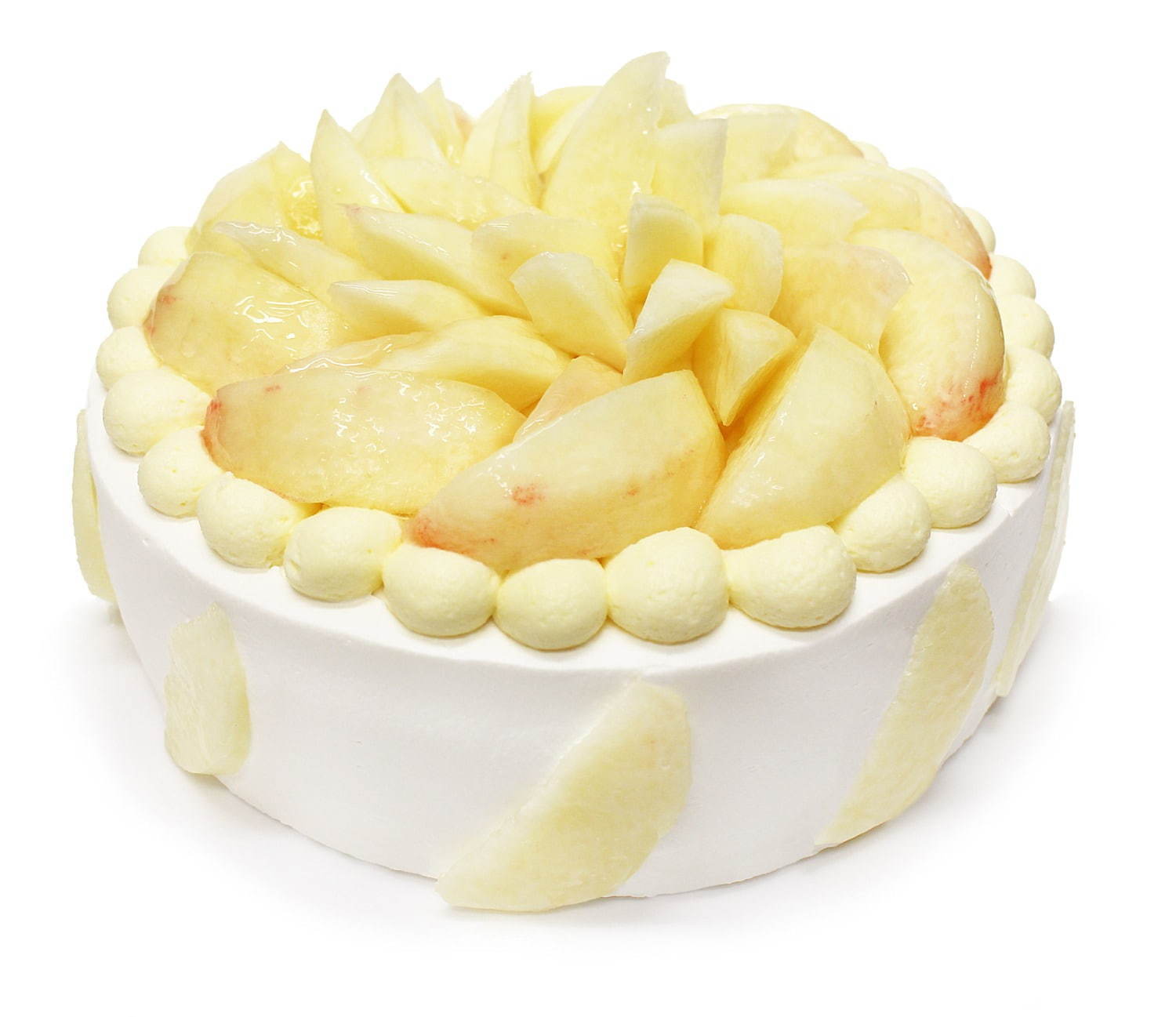 桃とカスタードクリームのショートケーキ 1ピース 1,100円(税込)