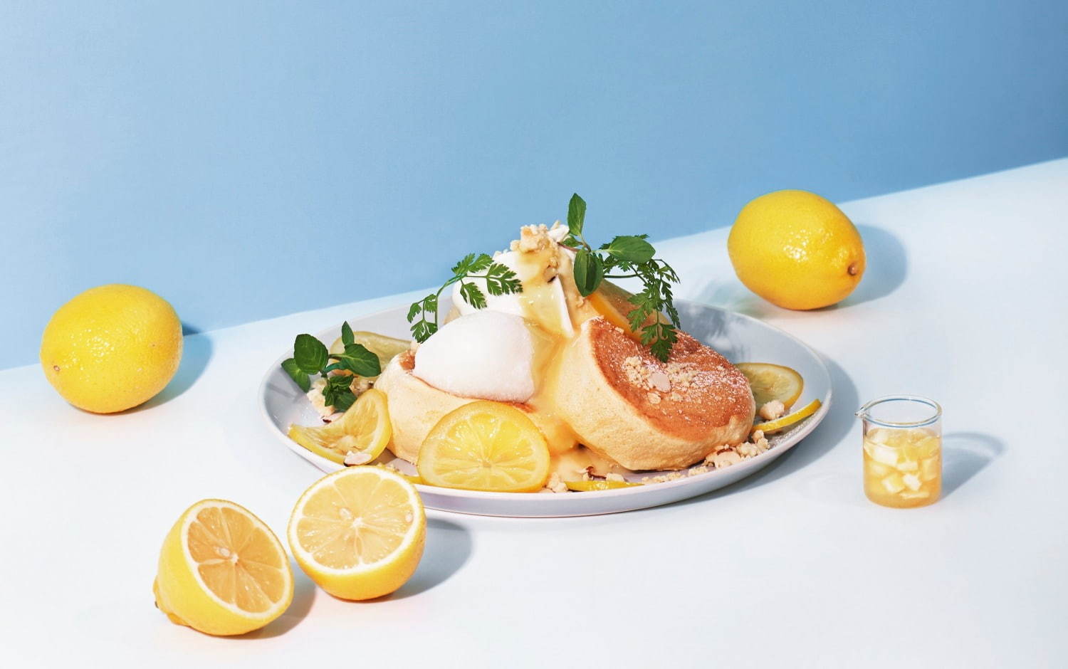 「奇跡のパンケーキ レモンとクリームチーズ」1,300円＋税