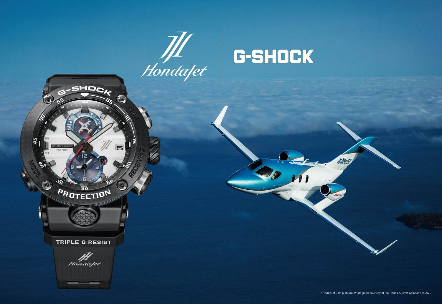 G-SHOCK×ホンダジェット エリート、小型ジェット機のモチーフを取り入れた特別なコラボモデル｜写真4