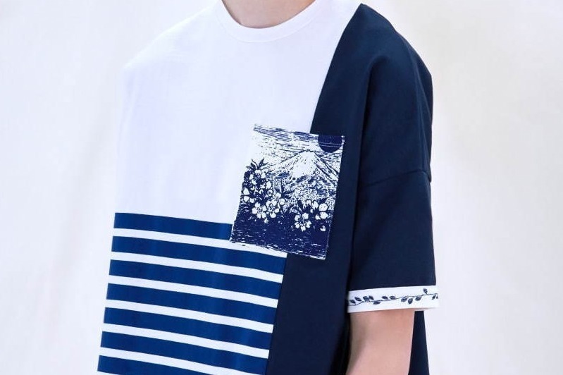 プチバトー“日本の切手”ポケット付きTシャツ＆枝モチーフワンピ、気鋭デザイナーとコラボ
