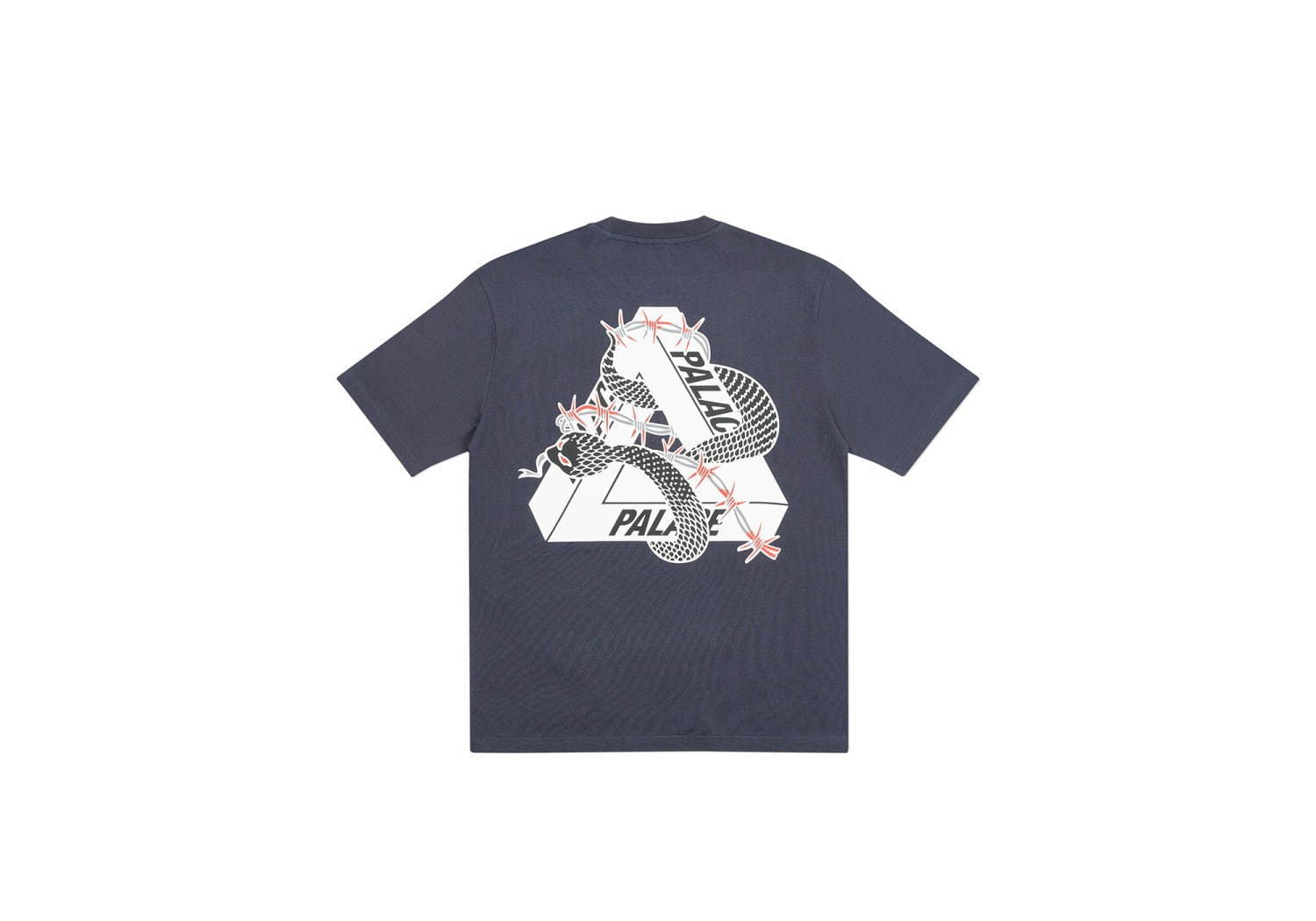 パレス スケートボードの新作Tシャツ、“蛇”“有刺鉄線”を纏ったロゴを配して - 全8色で展開｜写真10