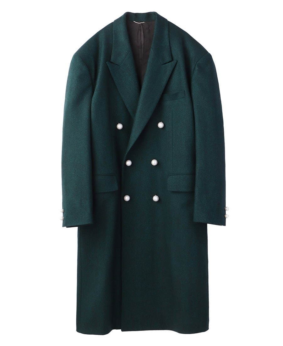 ジョン ローレンス サリバンの新作コート＆セットアップ、“パール”を配したジャケットやスリットパンツ | 写真