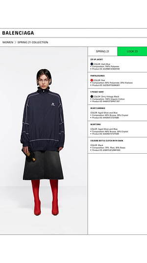 バレンシアガ(BALENCIAGA) 2021年春ウィメンズ&メンズコレクション  - 写真23