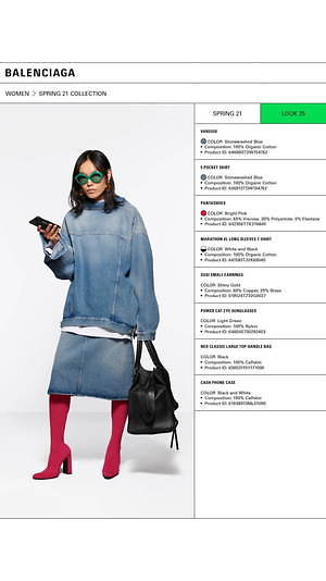 バレンシアガ(BALENCIAGA) 2021年春ウィメンズ&メンズコレクション  - 写真25