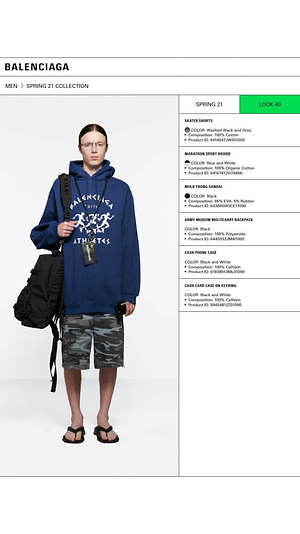 バレンシアガ(BALENCIAGA) 2021年春ウィメンズ&メンズコレクション  - 写真40