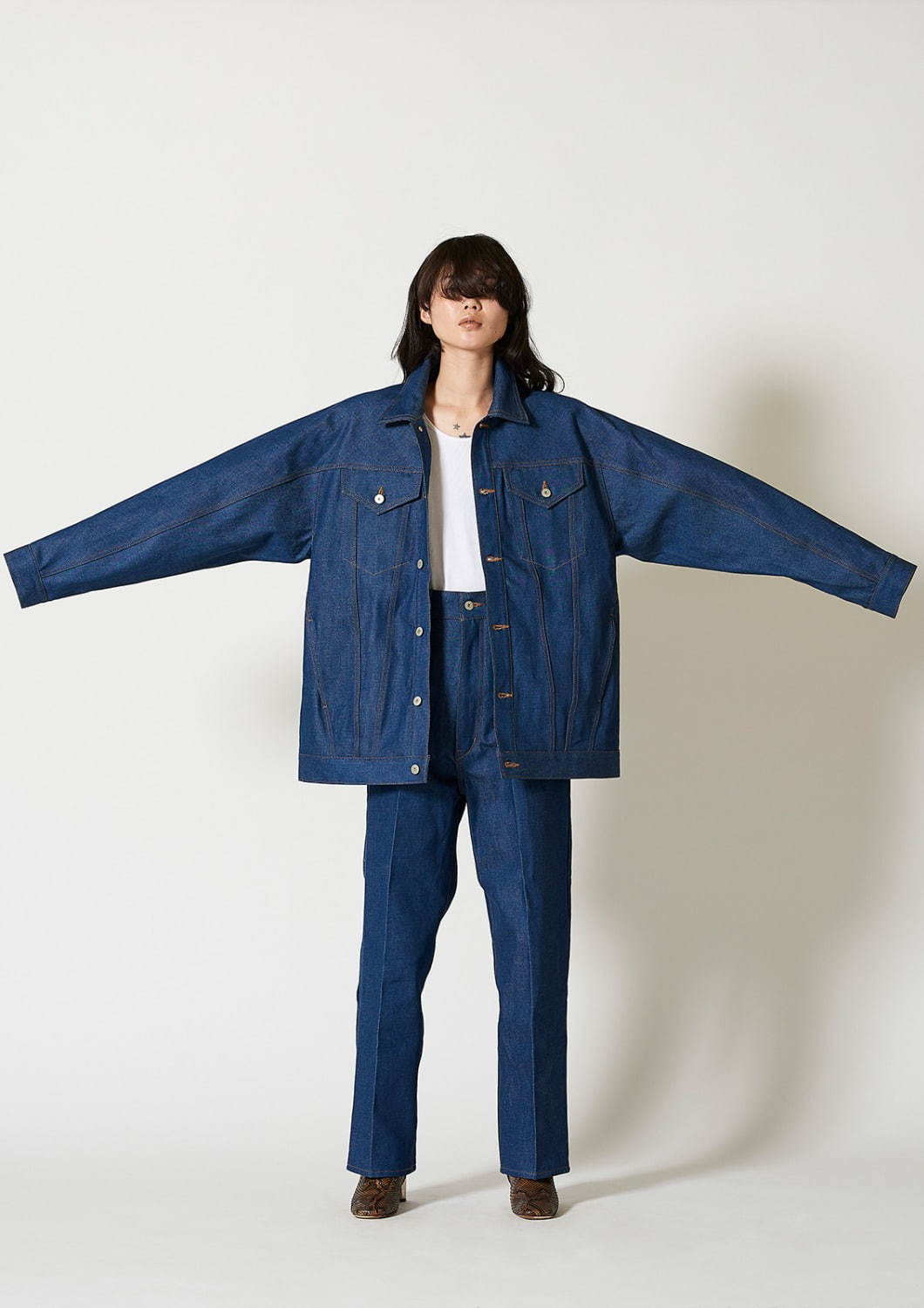 アンスクリア 2020-21年秋冬｜ デニムパンツ