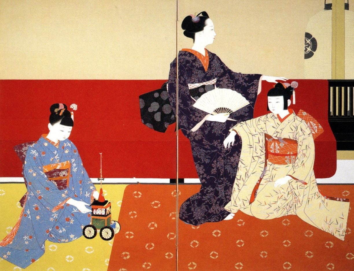 京都国立近代美術館で「京(みやこ)のくらし」展 - 季節の移ろいと