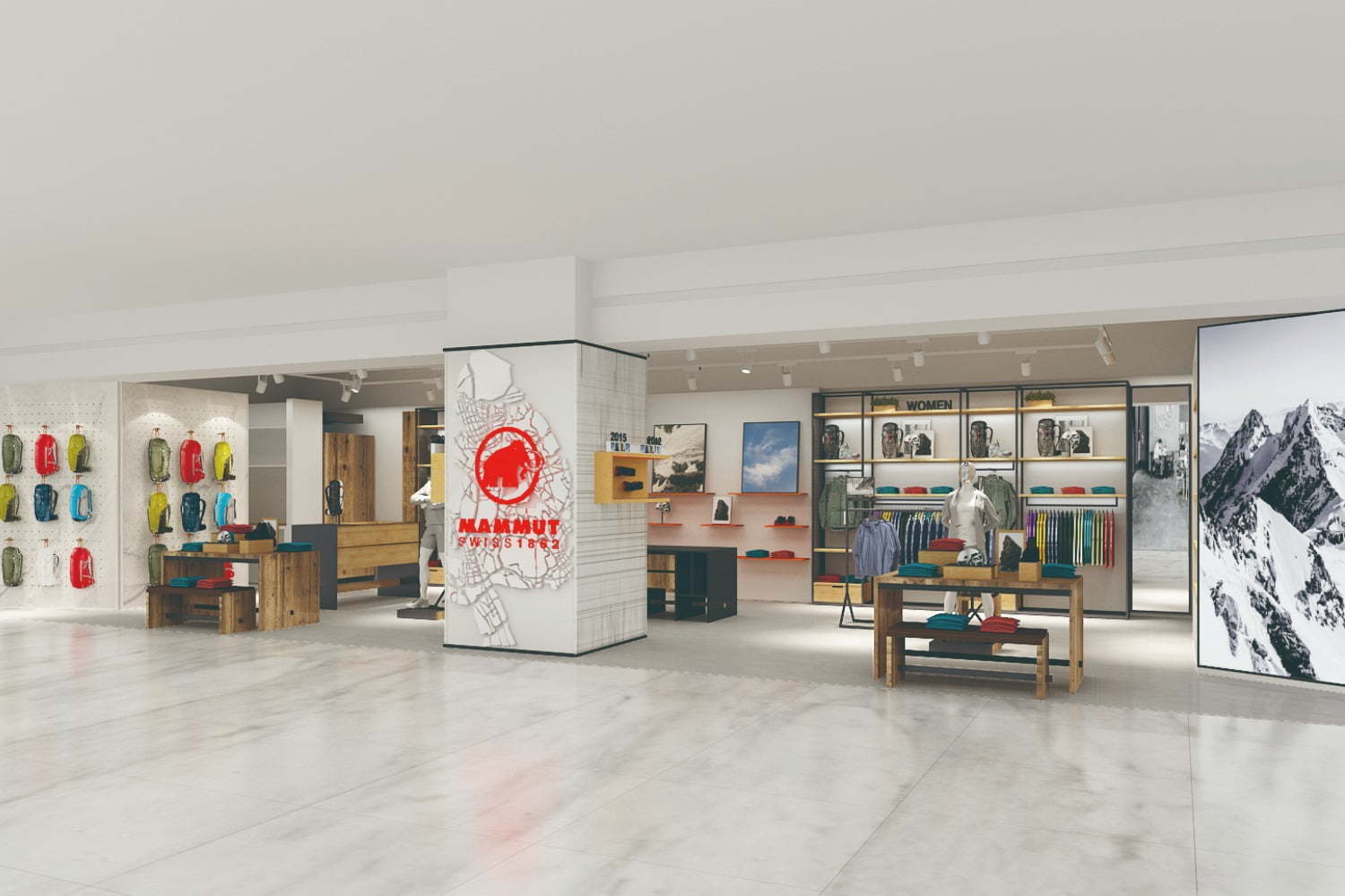 マムート初の都市型コンセプトショップが渋谷・レイヤード ミヤシタパークにオープン