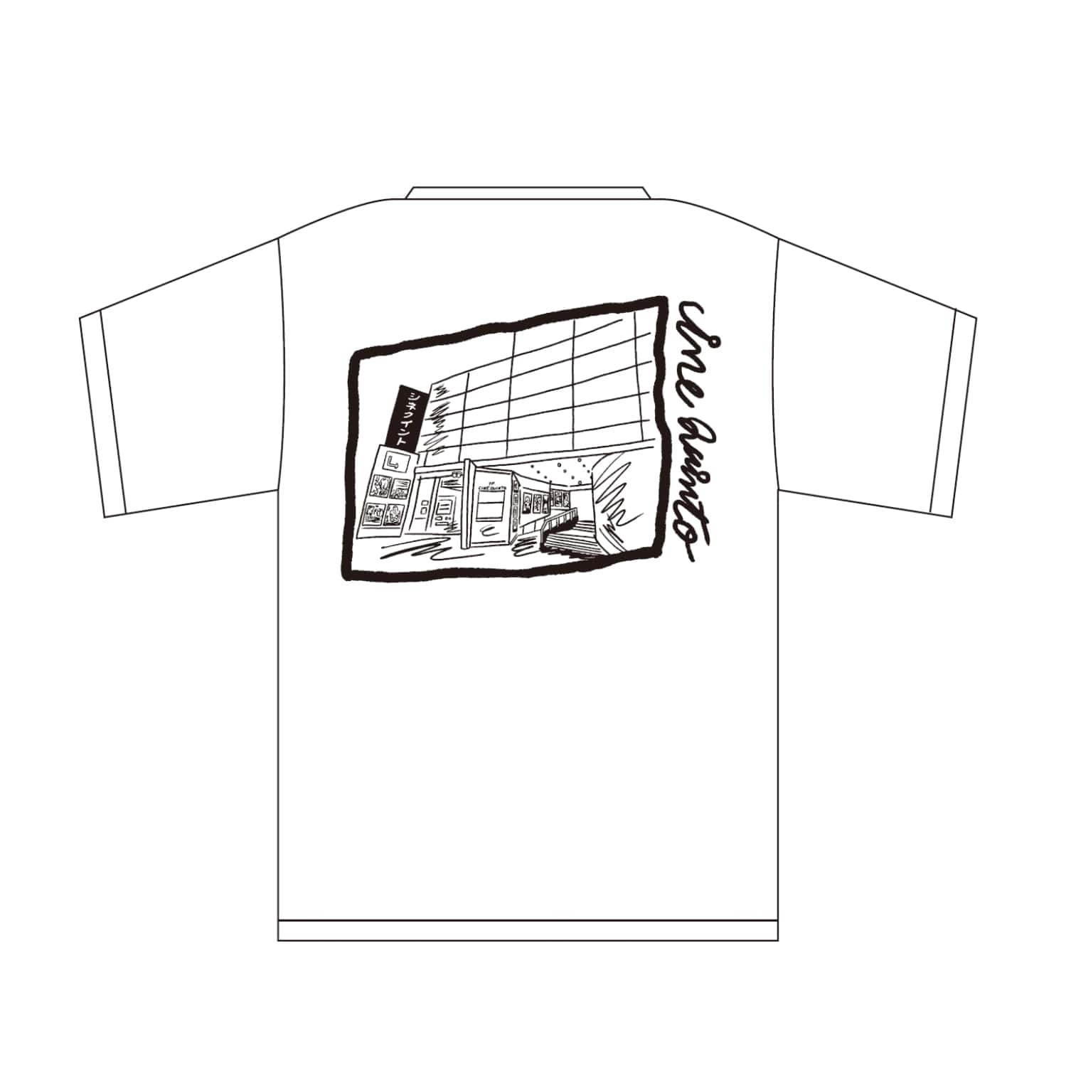 CINE QUINTO オリジナルTシャツ(サイズS〜XL) 3,800円＋税