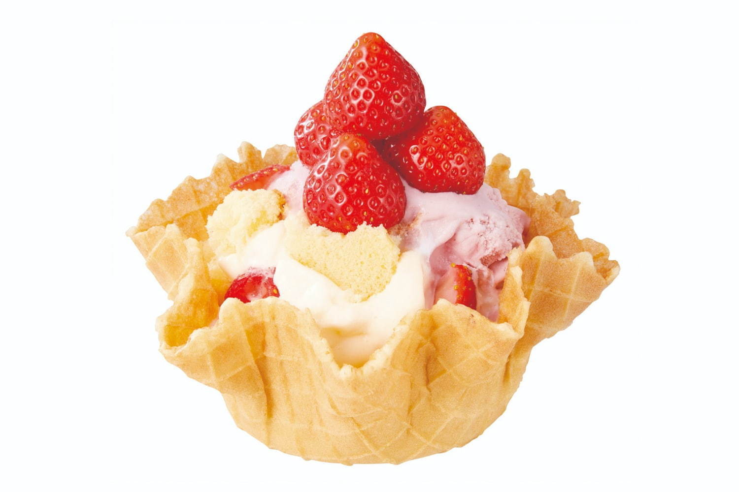 コールドストーンから国産夏いちごのショートケーキ風限定フレーバー、苺フローズンヨーグルトも ファッションプレス