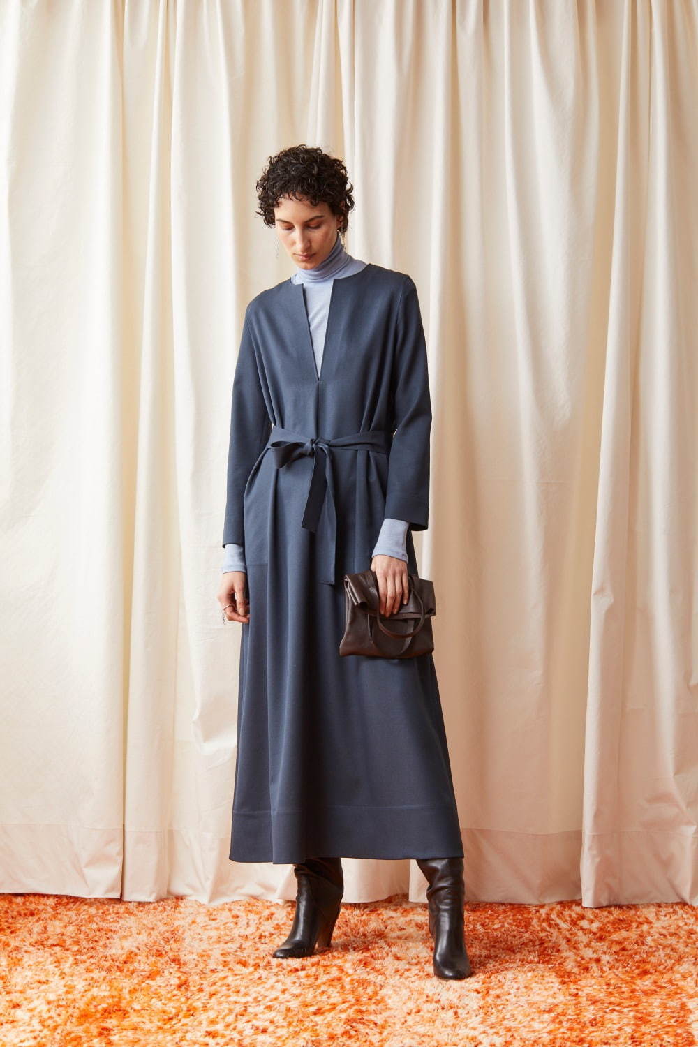 ポステレガント 2020-21年秋冬｜female スタンド/ノーカラーコート
