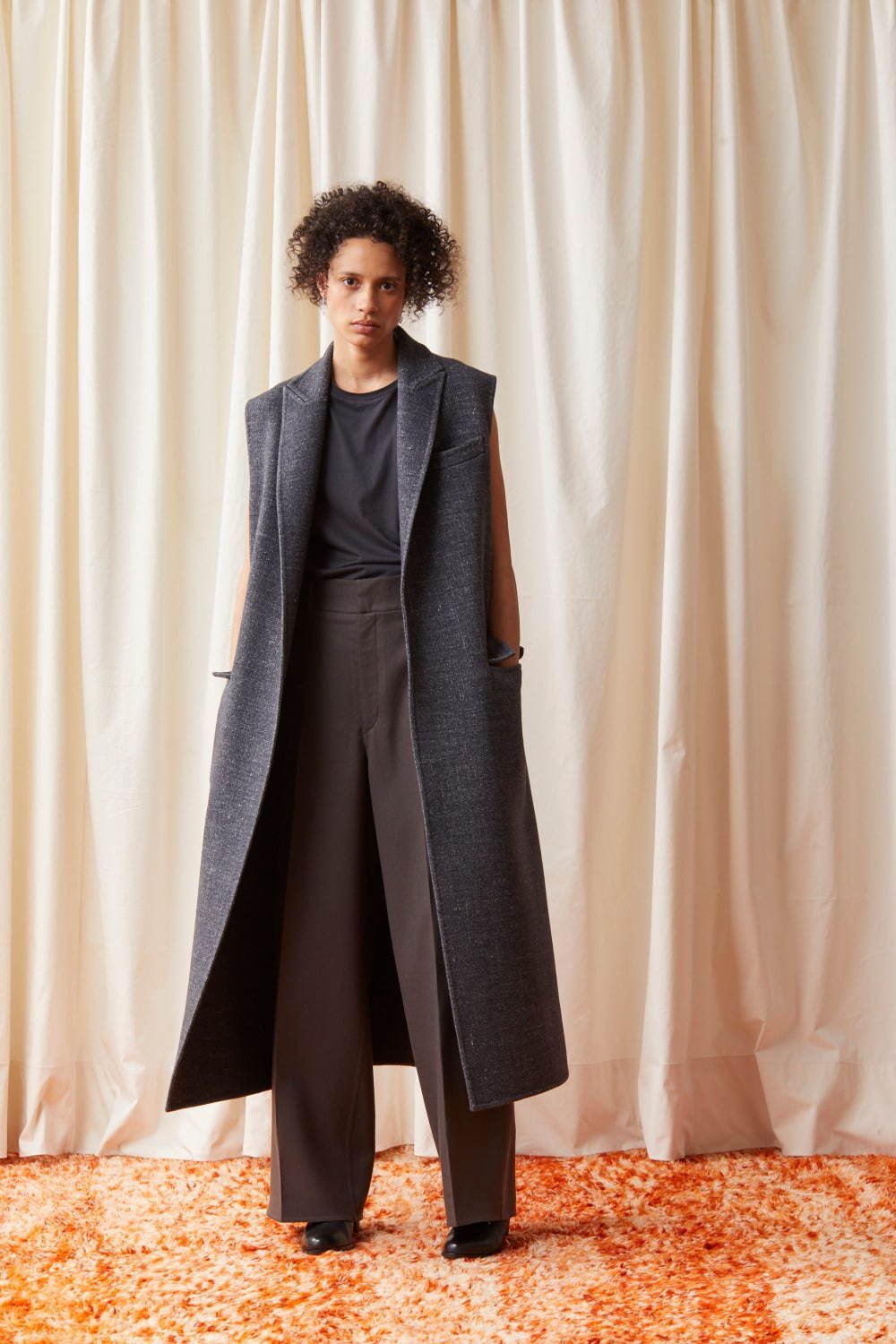 ポステレガント 2020-21年秋冬｜female スタンド/ノーカラーコート