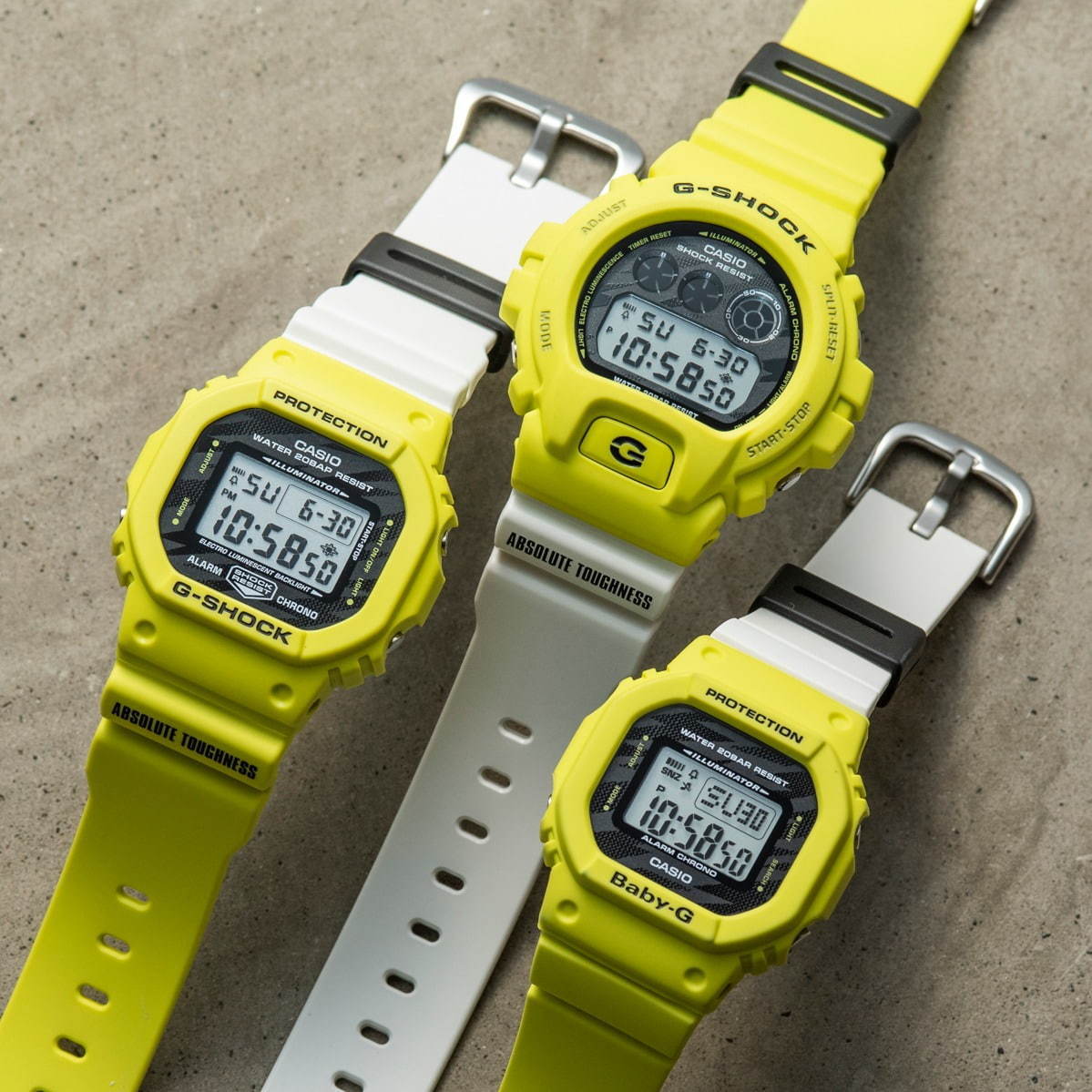 G Shock Baby Gに稲妻着想の新作モデル ライトニング イエロー 黄色 白のバイカラー ファッションプレス