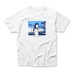 ソフ×キネのTシャツ＆パーカー、ミヤシタパークを背景にした“キネ ガール”＆ロゴを配して｜写真3